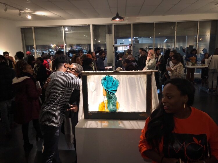 The CMPLX opened on January 11, 2019 to a packed house. On December 22, it will host Visuals and Vibes, an exhibition of local women artists of color.  (Cole Bradley)