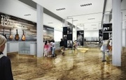 Rendering of the Blues Hall of Fame, ground floor