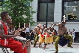 Performance on Main Street Downtown