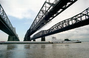 Mississippi River barge