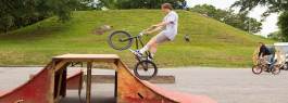 BMX bike demo at Bikesploitation Festival