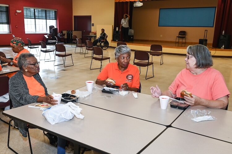 Congregate meals at community centers highlight partnerships and the social benefits to eating together.