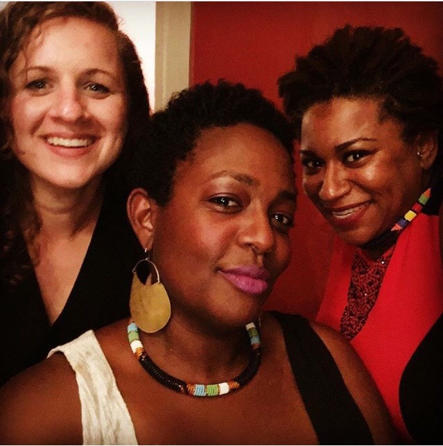 Center for Southern Literary Arts co-directors Molly Rose Quinn, Jamie Hatley and Zandria Robinson (L ro R)