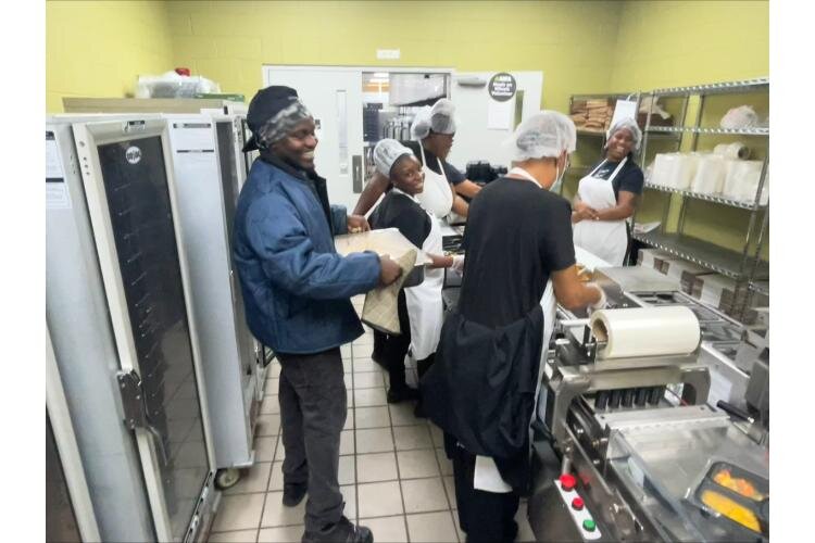 MIFA staff prepare the food delivered to homes  Monday through Wednesday and to 14 area congregate sites Monday through Friday. 